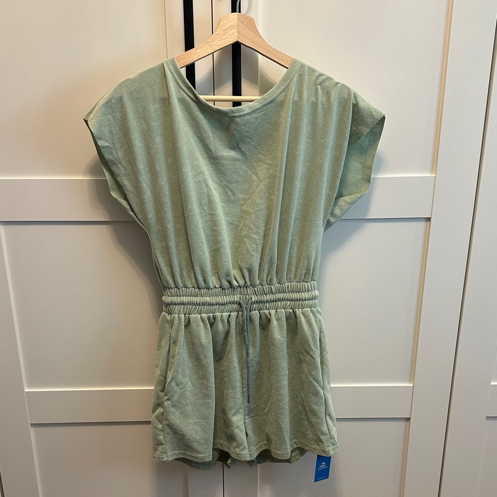 Cupshe Green Short Sleeve Romper